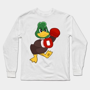 Duck Boxer Boxing gloves Long Sleeve T-Shirt